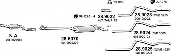 ASSO ART4168 - Échappement droxauto.com