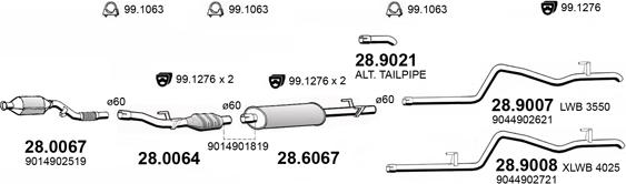 ASSO ART4189 - Échappement droxauto.com