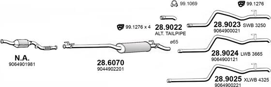 ASSO ART4174 - Échappement droxauto.com