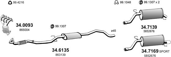 ASSO ART4756 - Échappement droxauto.com