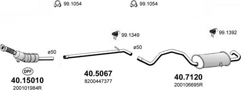 ASSO ART4778 - Échappement droxauto.com