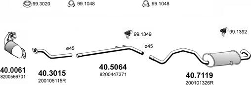 ASSO ART4773 - Échappement droxauto.com
