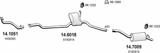 ASSO ART0914 - Échappement droxauto.com