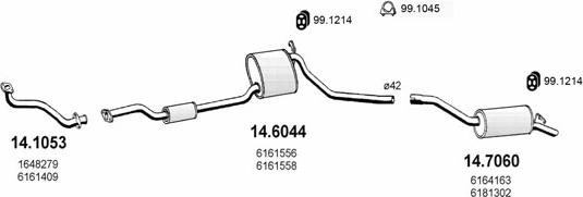 ASSO ART0916 - Échappement droxauto.com