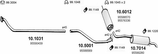 ASSO ART0490 - Échappement droxauto.com