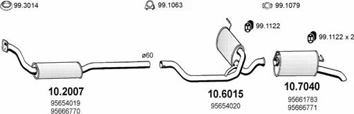 ASSO ART0545 - Échappement droxauto.com