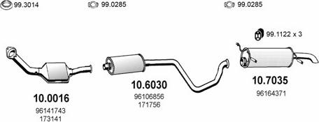 ASSO ART0521 - Échappement droxauto.com