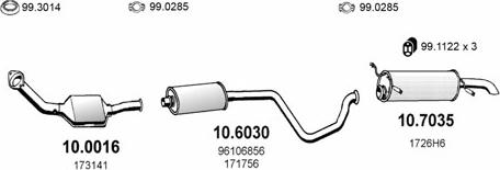 ASSO ART0522 - Échappement droxauto.com
