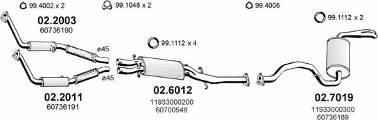 ASSO ART0040 - Échappement droxauto.com