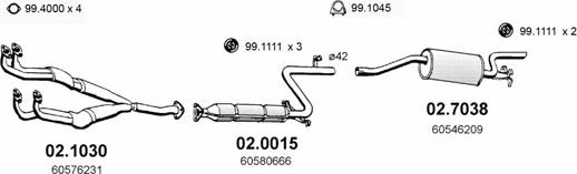 ASSO ART0069 - Échappement droxauto.com