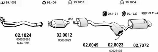 ASSO ART0118 - Échappement droxauto.com