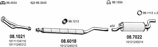 ASSO ART0341 - Échappement droxauto.com