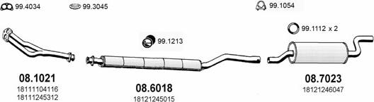 ASSO ART0342 - Échappement droxauto.com