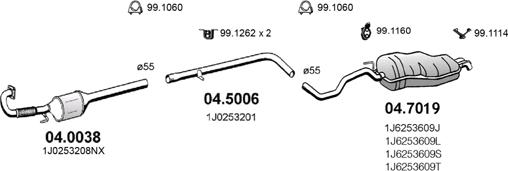 ASSO ART0235 - Échappement droxauto.com