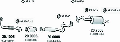 ASSO ART1495 - Échappement droxauto.com
