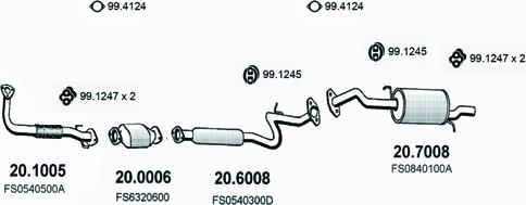 ASSO ART1496 - Échappement droxauto.com