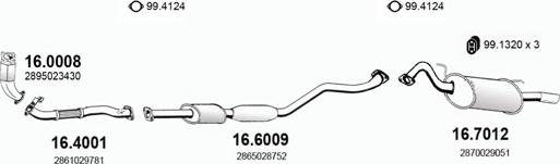 ASSO ART1166 - Échappement droxauto.com