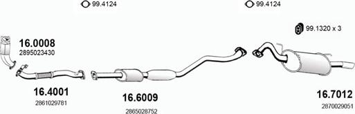 ASSO ART1167 - Échappement droxauto.com