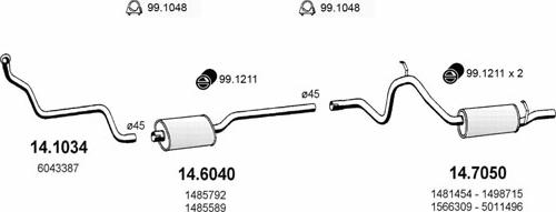 ASSO ART1104 - Échappement droxauto.com