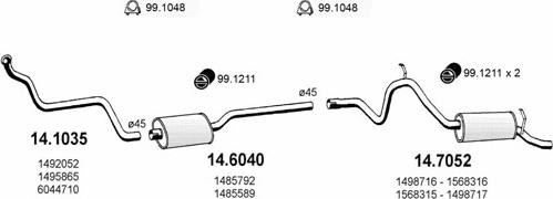 ASSO ART1105 - Échappement droxauto.com