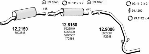 ASSO ART1836 - Échappement droxauto.com