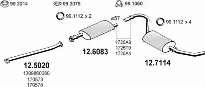 ASSO ART1830 - Échappement droxauto.com