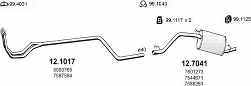 ASSO ART1320 - Échappement droxauto.com