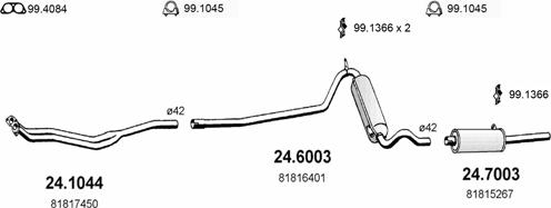 ASSO ART1251 - Échappement droxauto.com