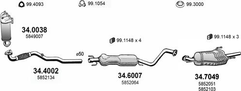ASSO ART1746 - Échappement droxauto.com