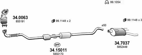 ASSO ART3546 - Échappement droxauto.com