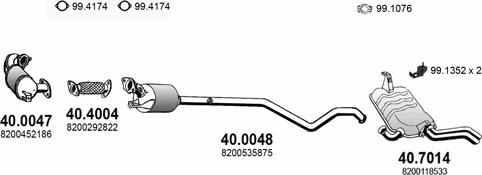 ASSO ART3679 - Échappement droxauto.com
