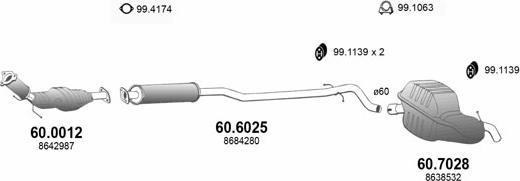 ASSO ART3043 - Échappement droxauto.com