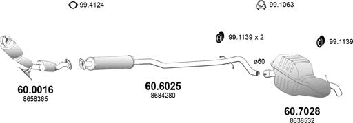 ASSO ART3755 - Échappement droxauto.com