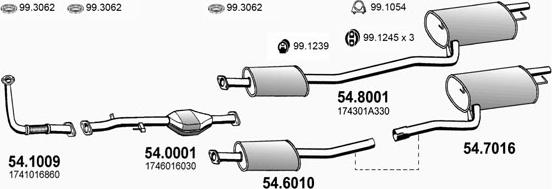 ASSO ART2424 - Échappement droxauto.com