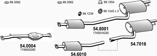 ASSO ART2423 - Échappement droxauto.com