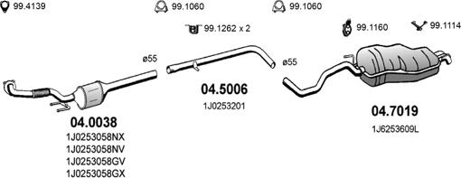 ASSO ART2591 - Échappement droxauto.com