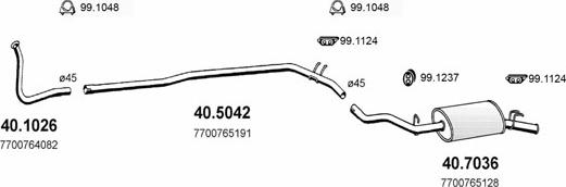 ASSO ART2108 - Échappement droxauto.com