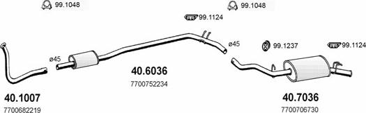 ASSO ART2107 - Échappement droxauto.com