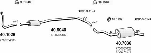 ASSO ART2111 - Échappement droxauto.com