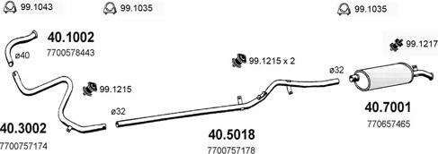 ASSO ART2112 - Échappement droxauto.com
