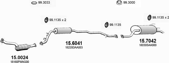 ASSO ART2862 - Échappement droxauto.com