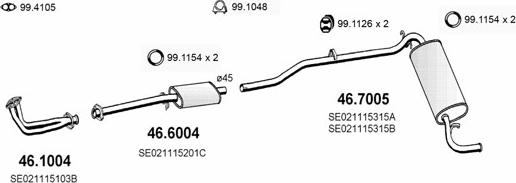 ASSO ART2315 - Échappement droxauto.com