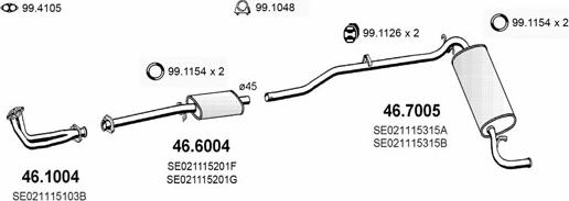 ASSO ART2313 - Échappement droxauto.com