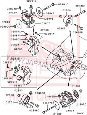 ASVA 0412-N84FAT - Support moteur droxauto.com