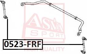 ASVA 0523-FRF - Entretoise / tige, stabilisateur droxauto.com