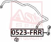 ASVA 0523-FRR - Entretoise / tige, stabilisateur droxauto.com