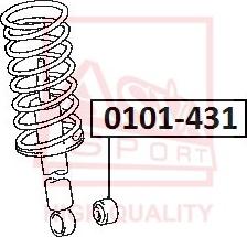 ASVA 0101-431 - Suspension, bras de liaison droxauto.com
