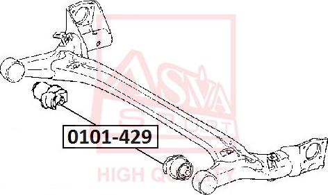 ASVA 0101-429 - Suspension, bras de liaison droxauto.com
