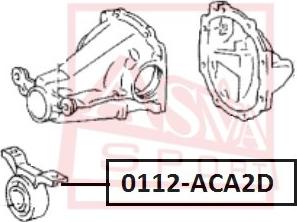 ASVA 0112-ACA2D - Support moteur droxauto.com