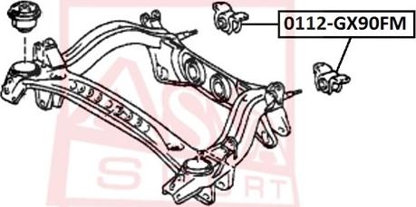 ASVA 0112-GX90FM - Support moteur droxauto.com
